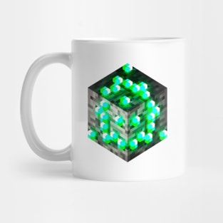 Block Emerald Ore 3D Mug